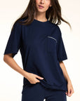 Harper Wilde - Perfect Pima Pajama T-Shirt - Navy -