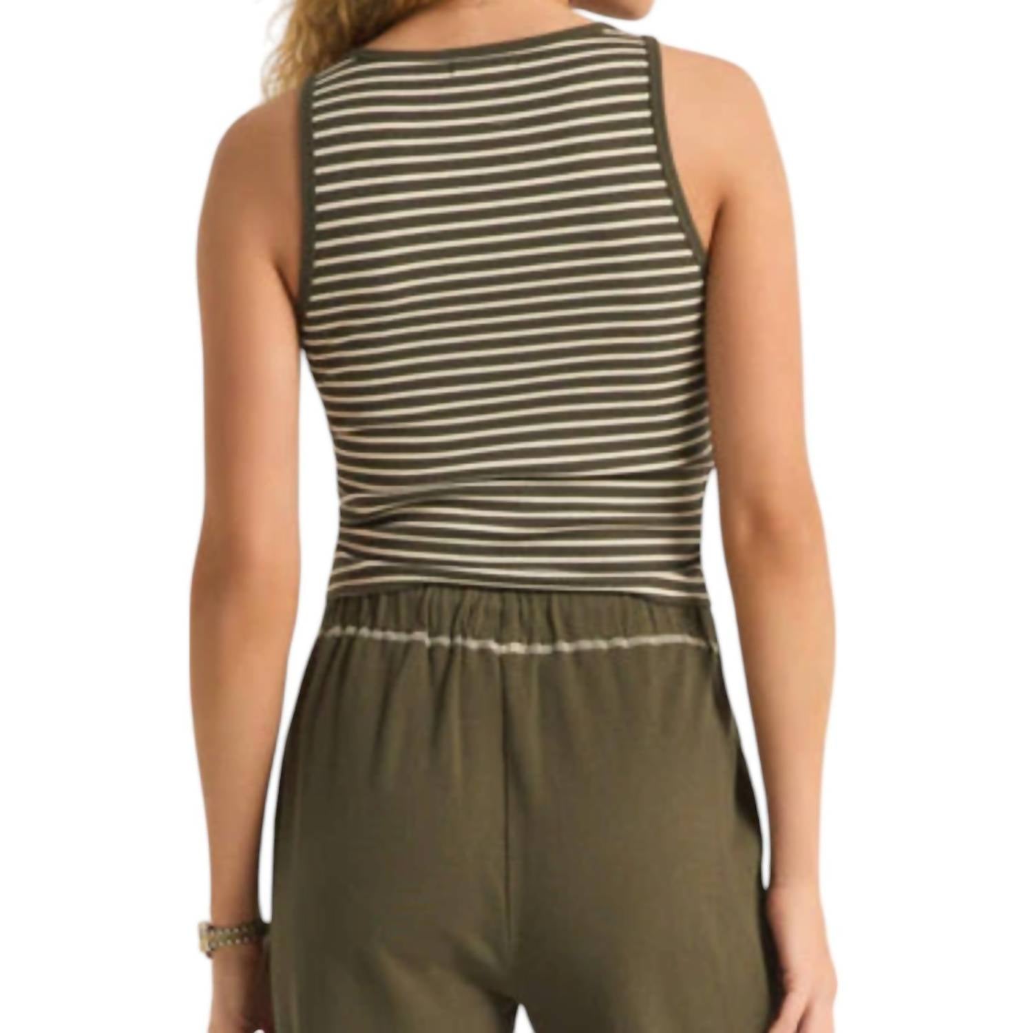 Essy Stripe Rib Top