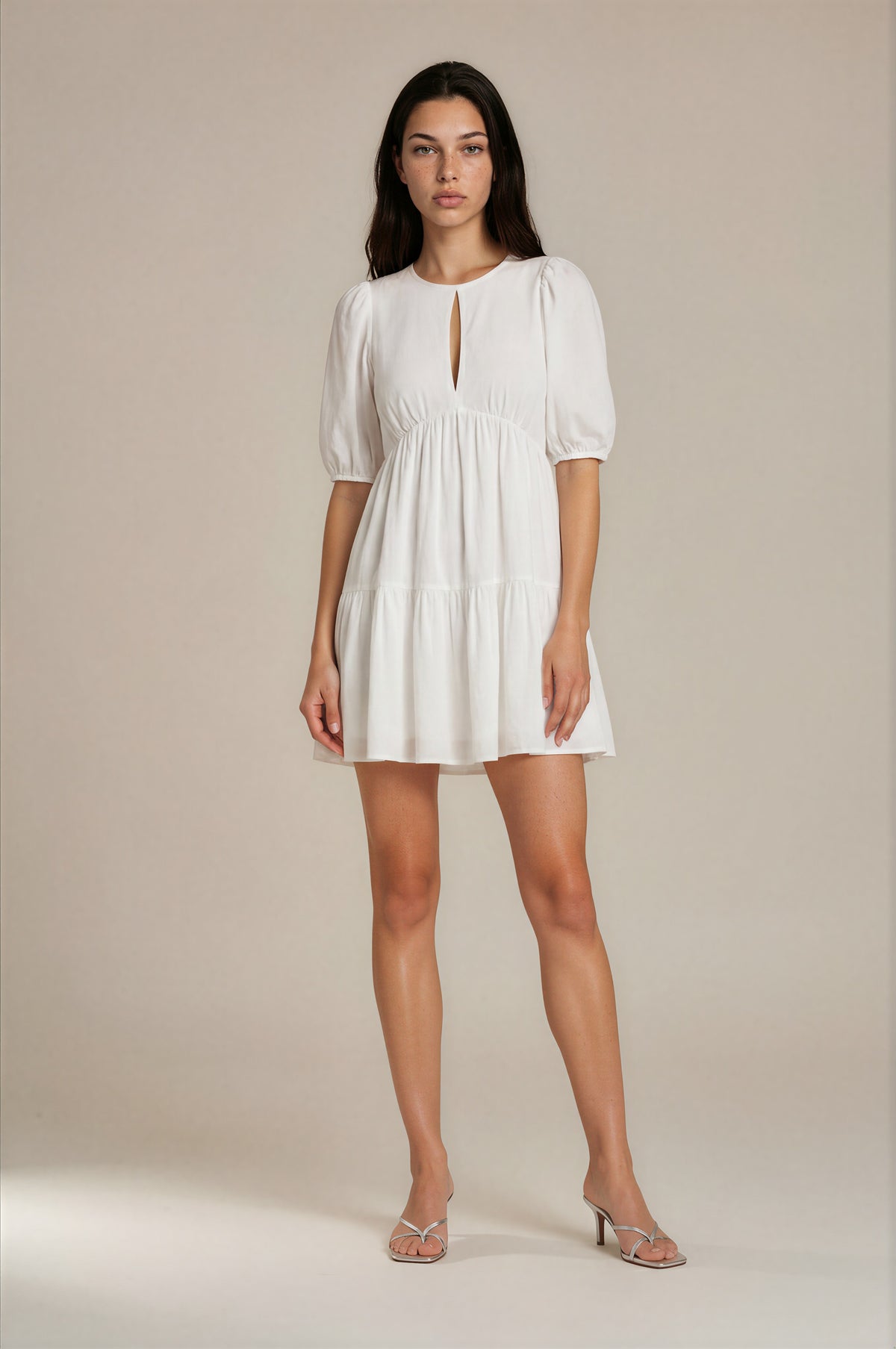 Finders Keepers - Georgia Mini Dress - White -