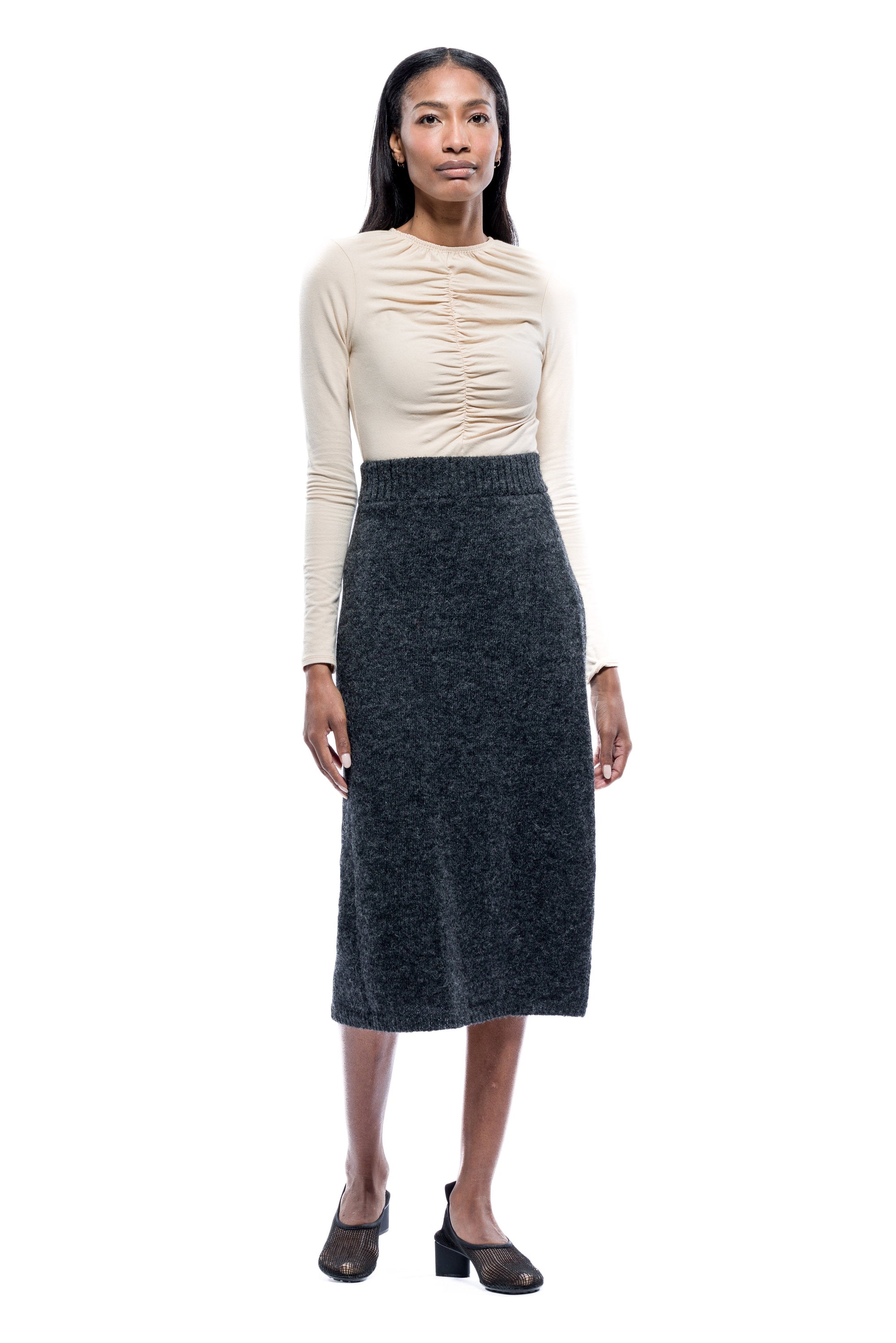 Toit Volant - Calista Skirt - Dark Gray -
