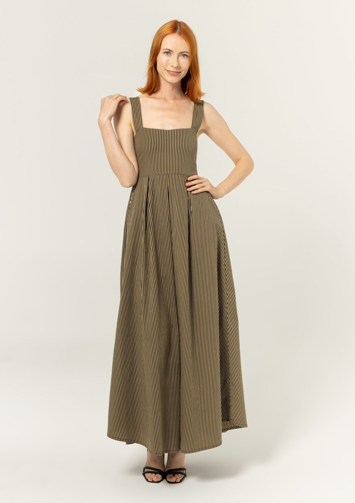 Bel Kazan - Janie Dress - Black Stripe - Black Stripe