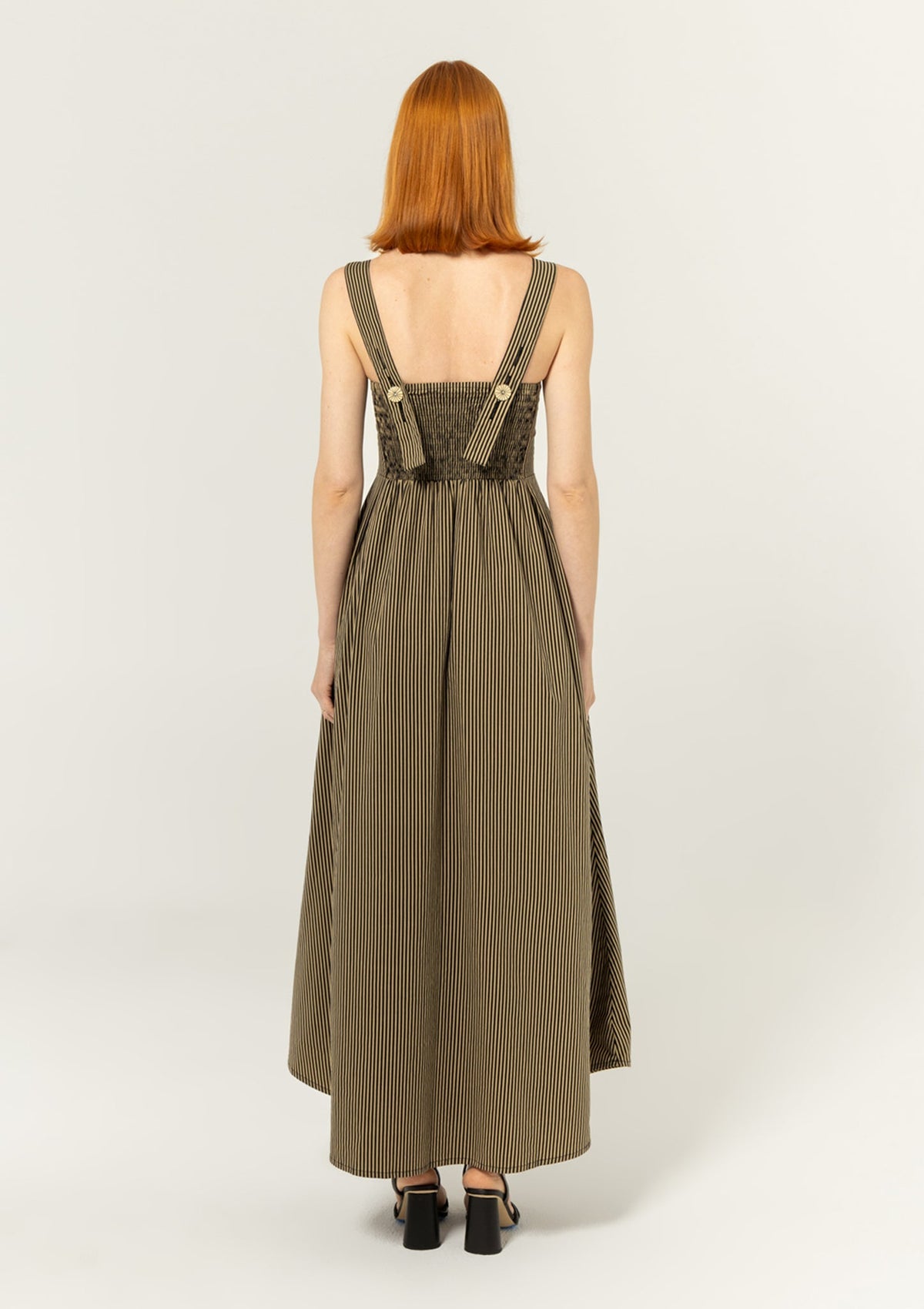 Bel Kazan - Janie Dress - Black Stripe -