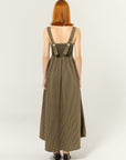 Bel Kazan - Janie Dress - Black Stripe -