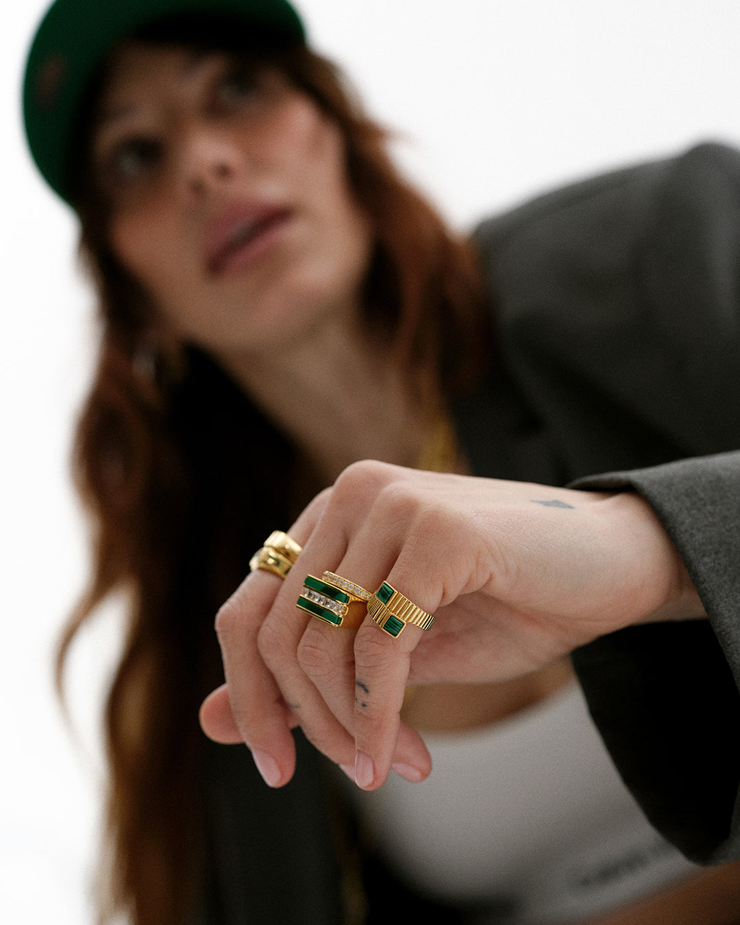 Luv Aj - Panini Ring- Malachite -