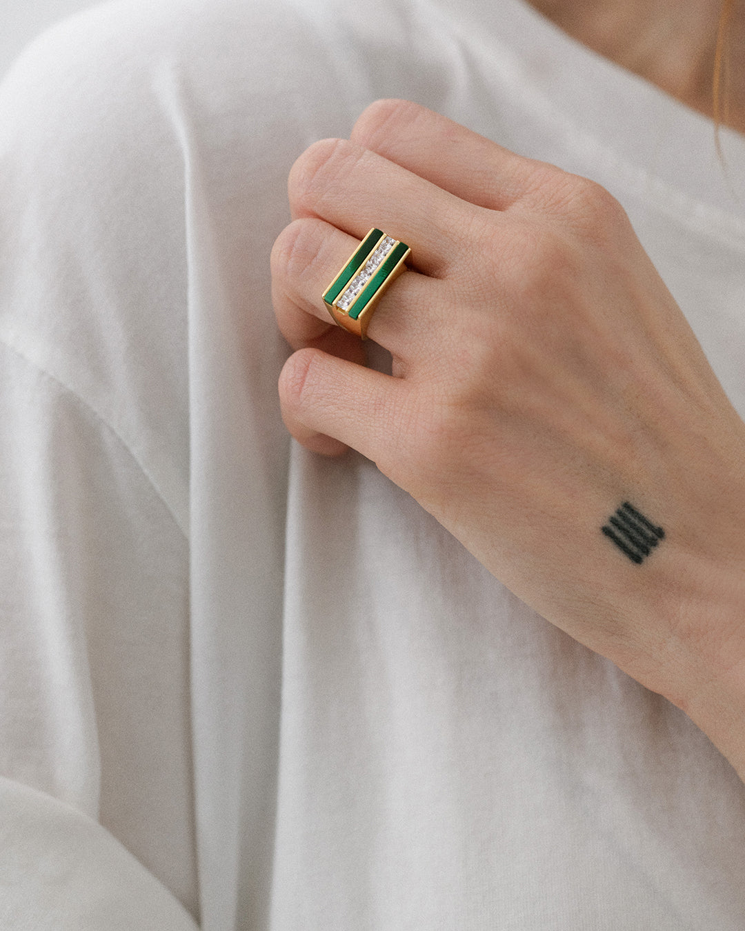 Luv Aj - Panini Ring- Malachite -