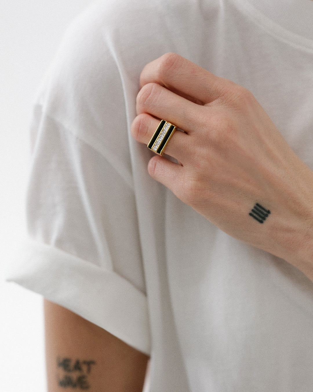 Luv Aj - Panini Ring - Onyx -