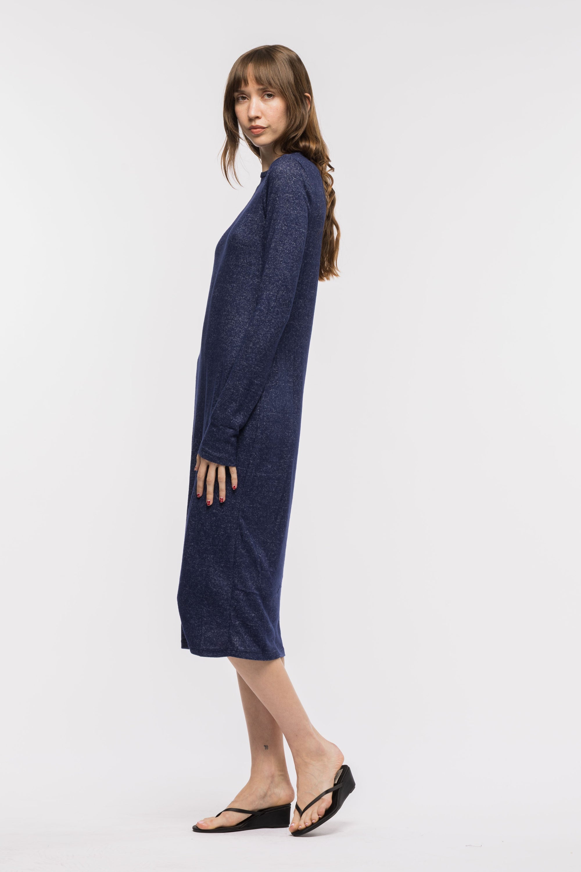 Toit Volant - Hilman Dress - Blue / Off-White -