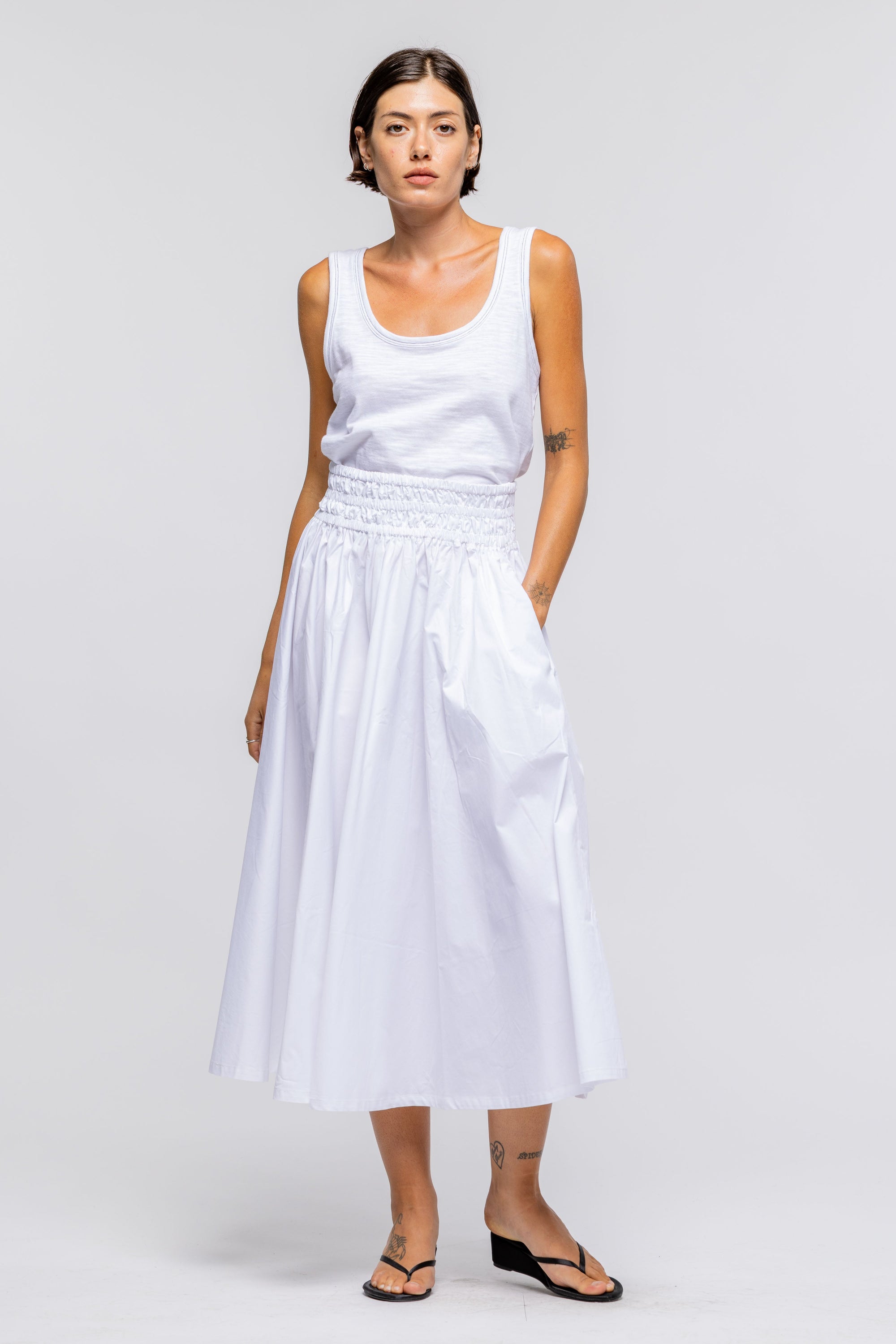 Toit Volant - Isabelle Skirt - White -