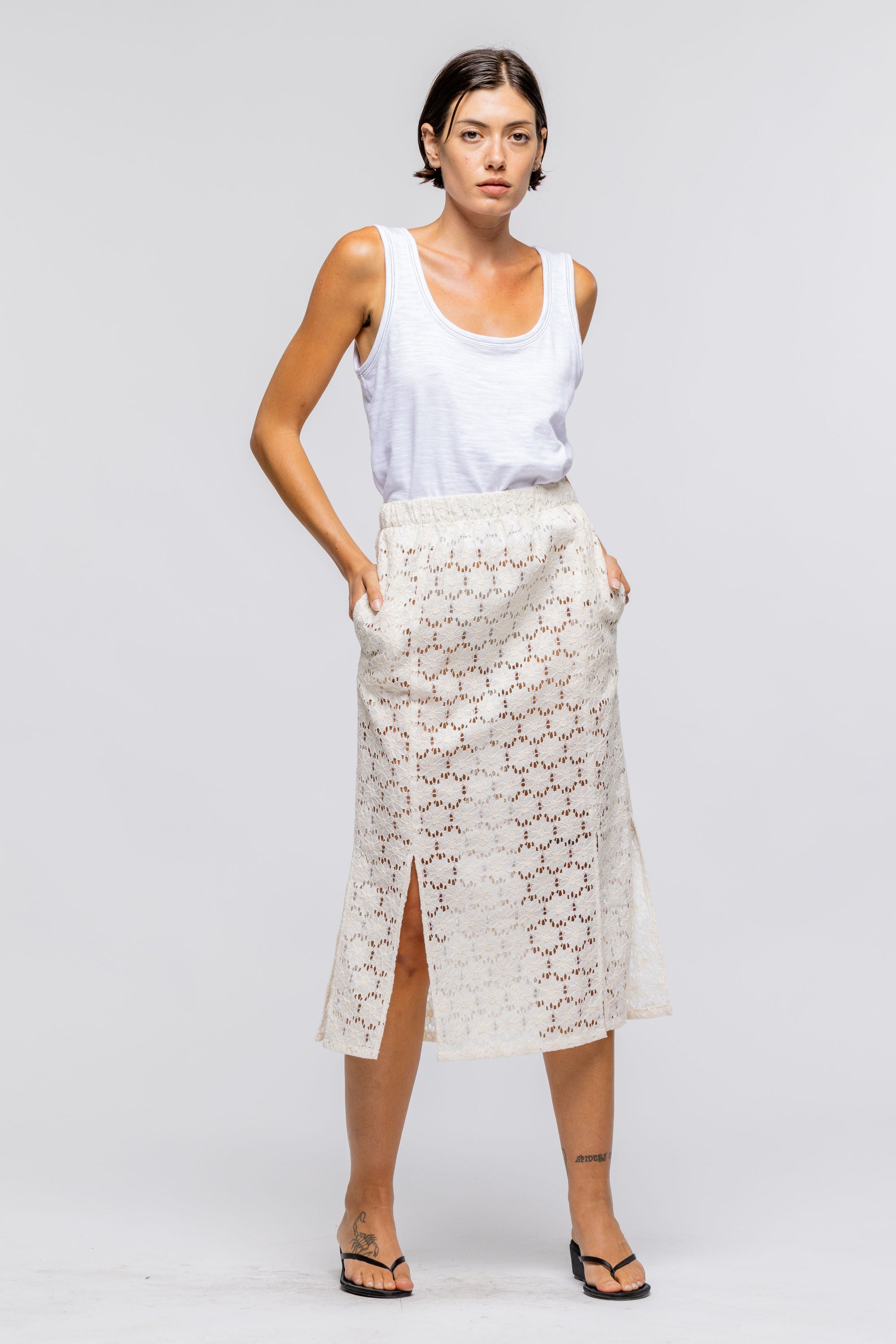 Toit Volant - Adelaine Skirt - Ivory -