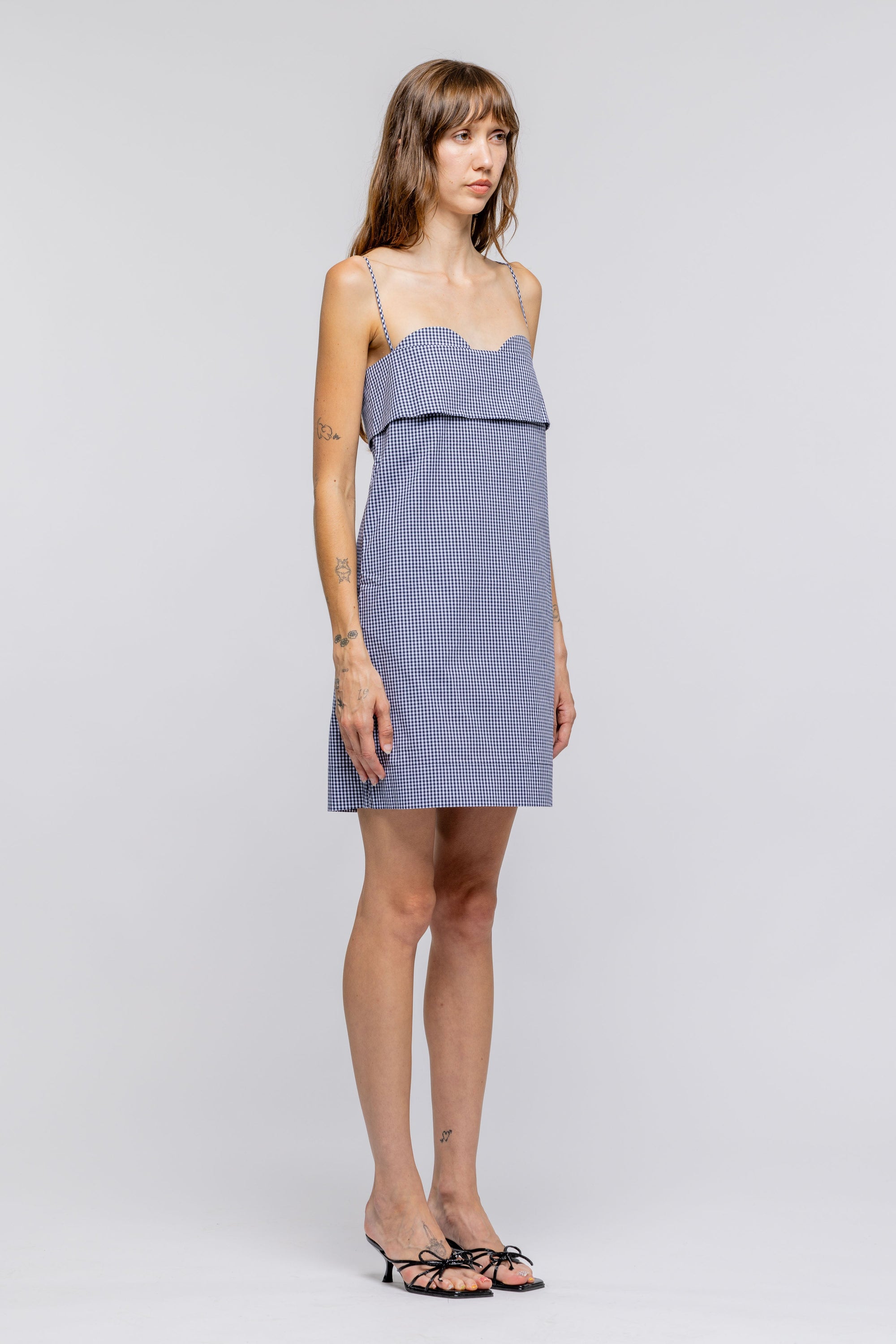 Toit Volant - Verona Short Dress 2.0 - Navy White -