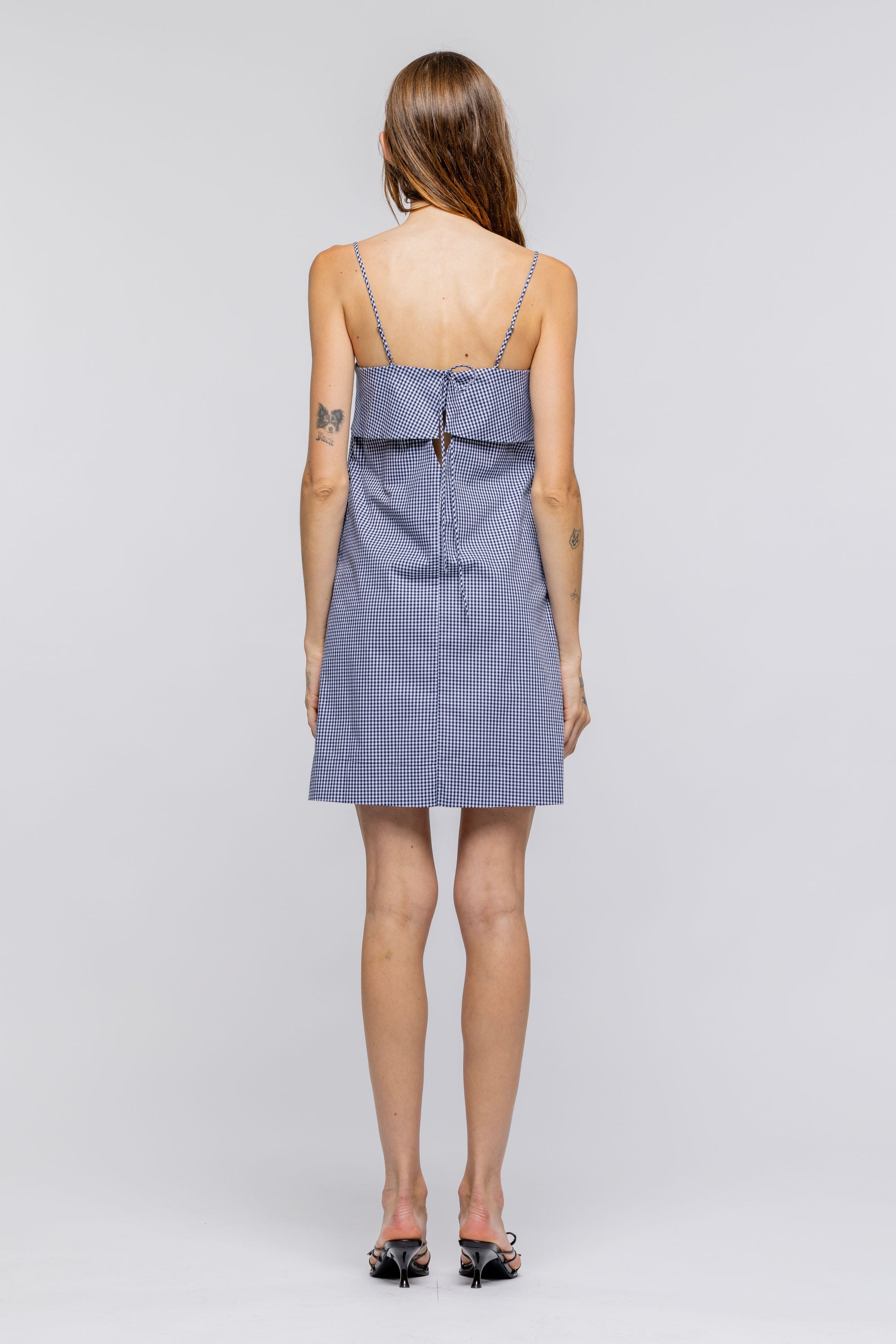 Toit Volant - Verona Short Dress 2.0 - Navy White -