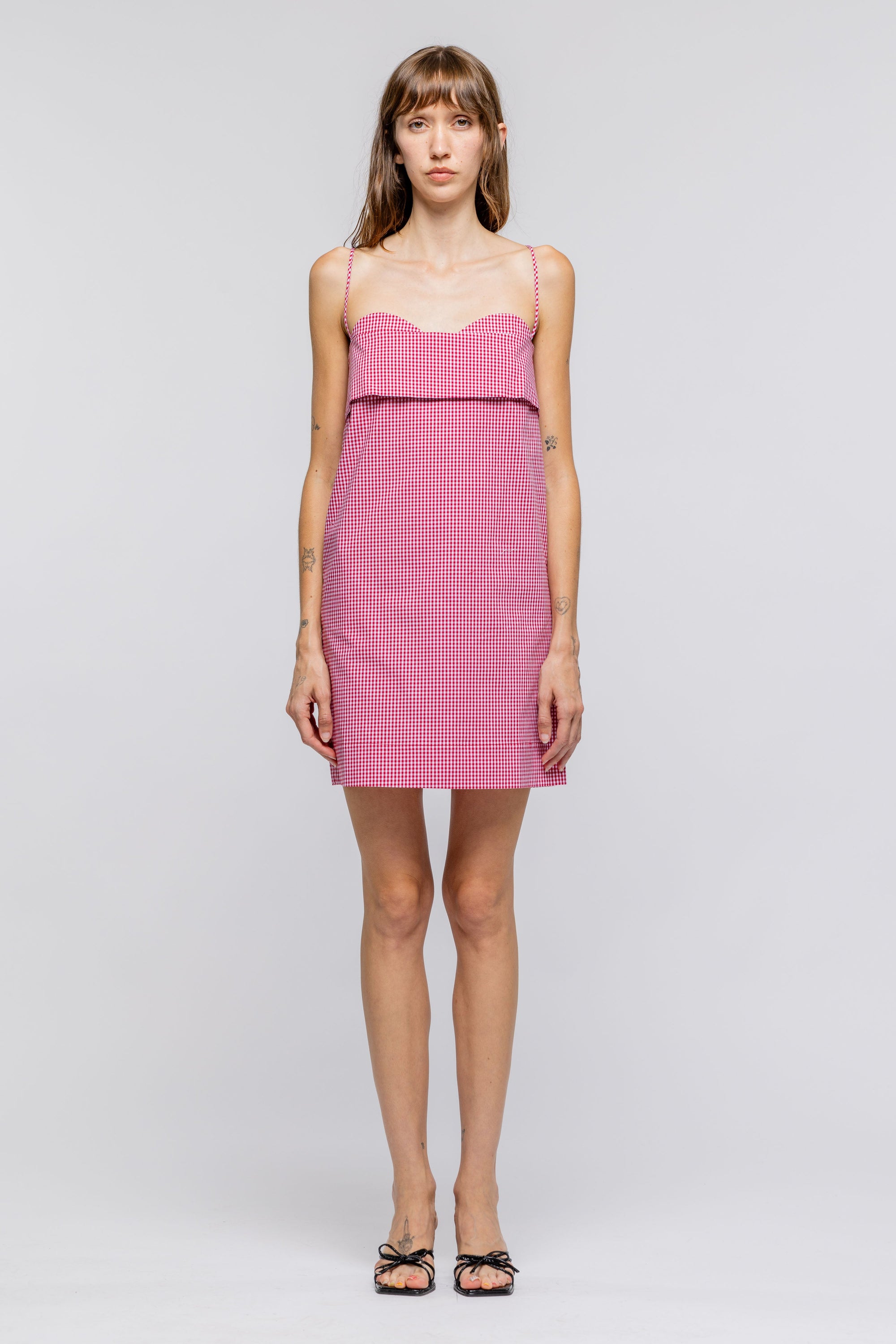 Toit Volant - Verona Short Dress 2.0 - Red White -