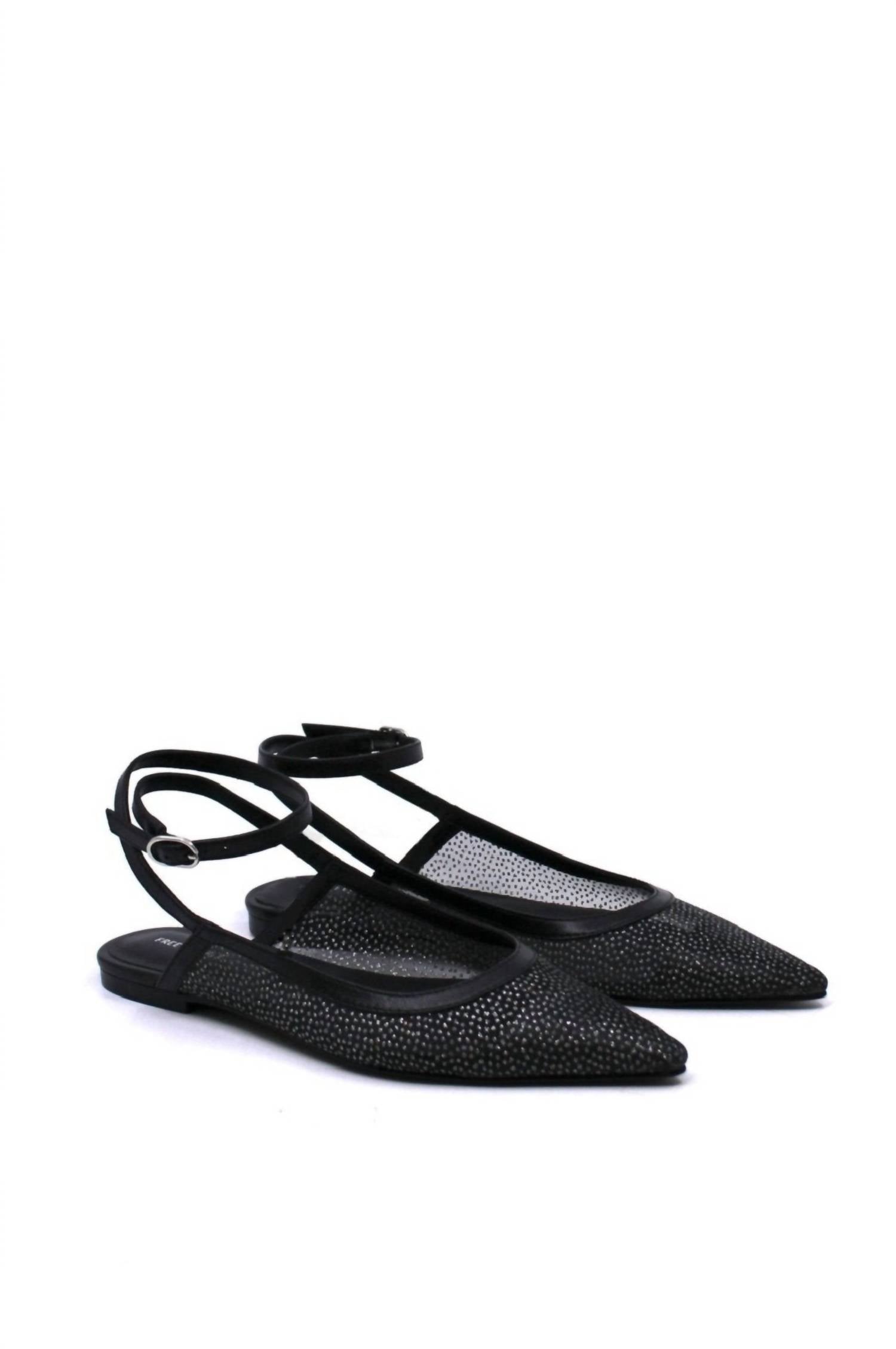 Sheer Glitter Jules Flats