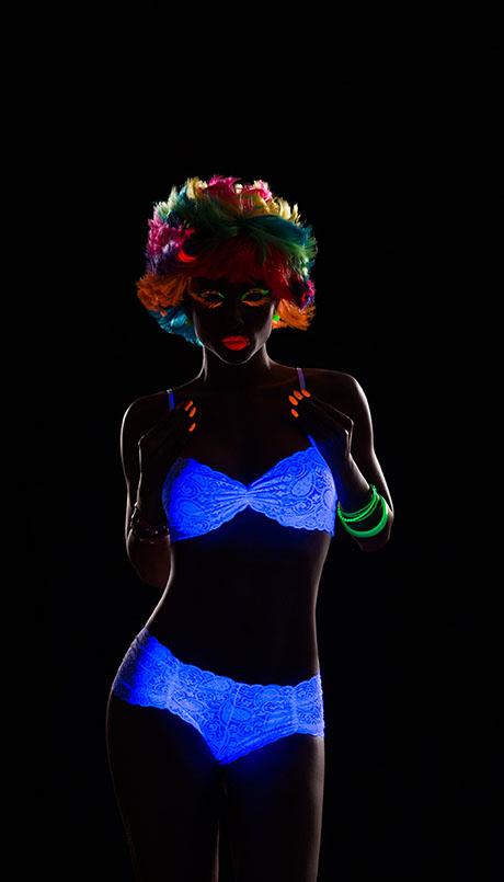 Mapale - Scrunchy Thin Bralette and Panty Set -