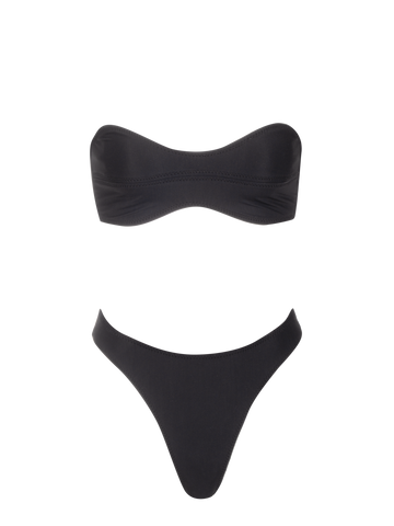 Eva High-Cut Bikini - Black - offe market