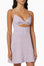 Kimmie Cutout Mini Dress - Lavender Melange
