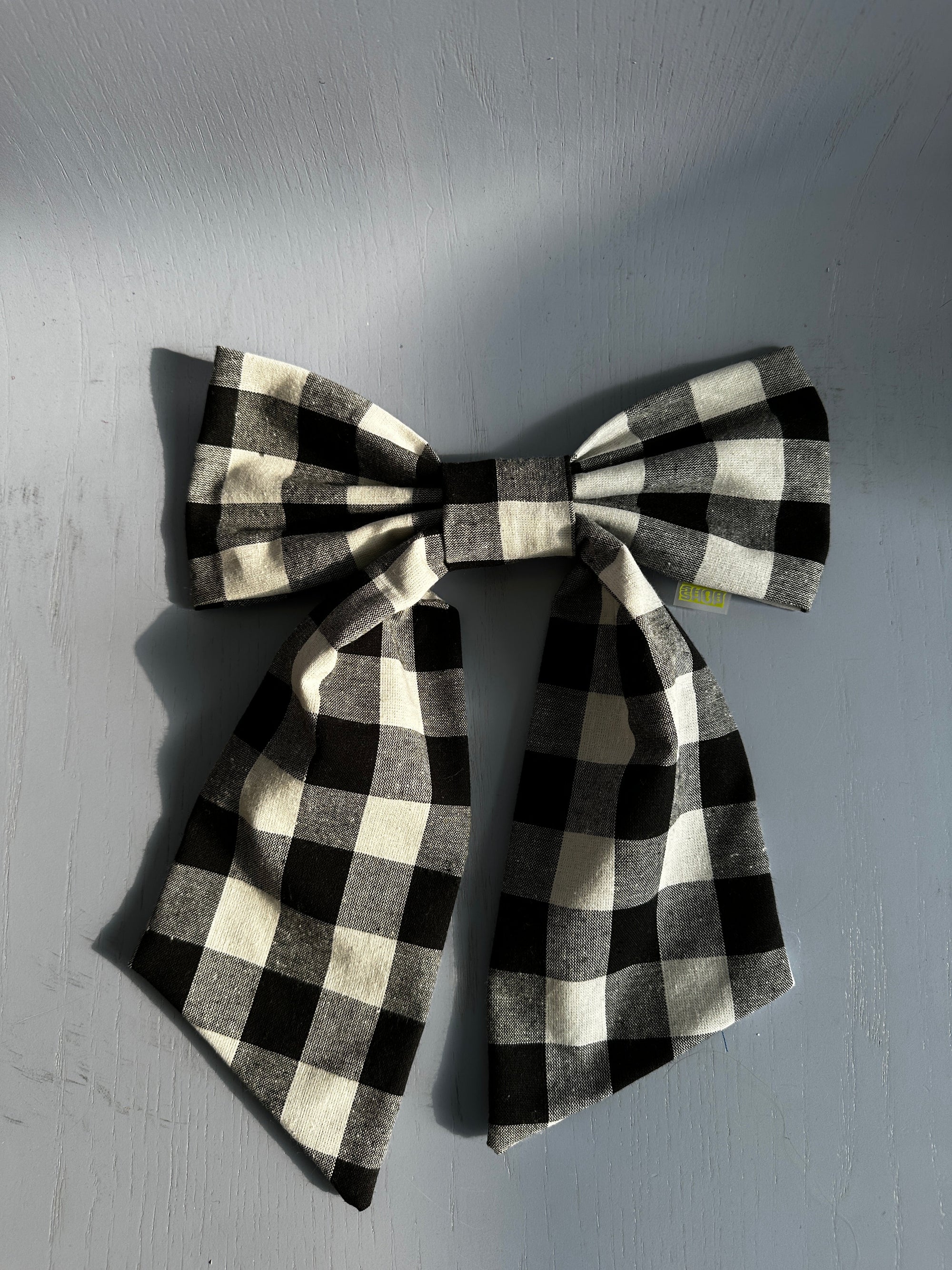 Picnic Gingham Bow Clip