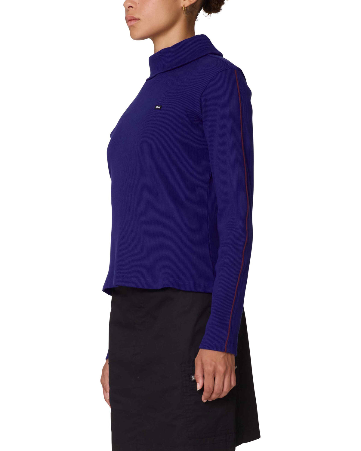 Obey - Revival Turtleneck Long Sleeve - Blue -