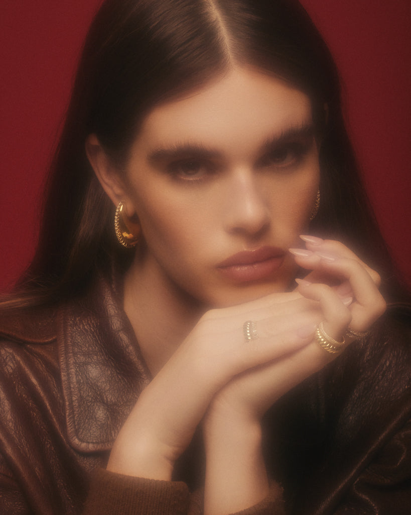 Luv Aj - The Rosewood Earrings -