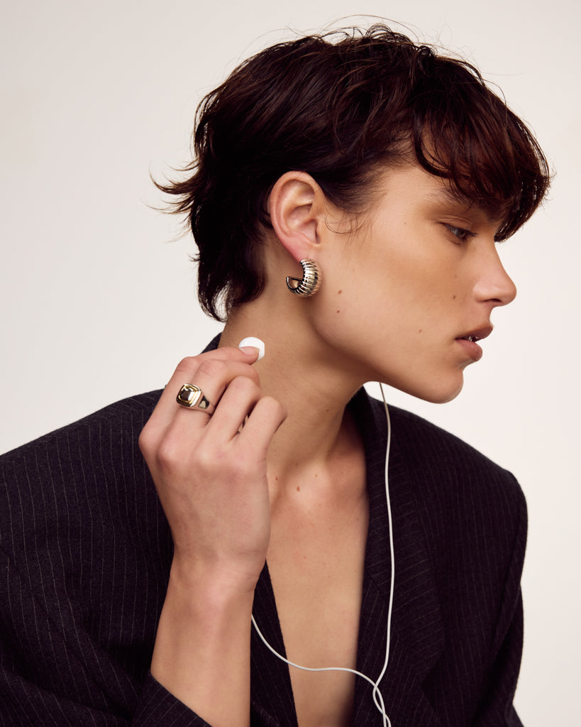 Luv Aj - Remy Ridged Hoops -
