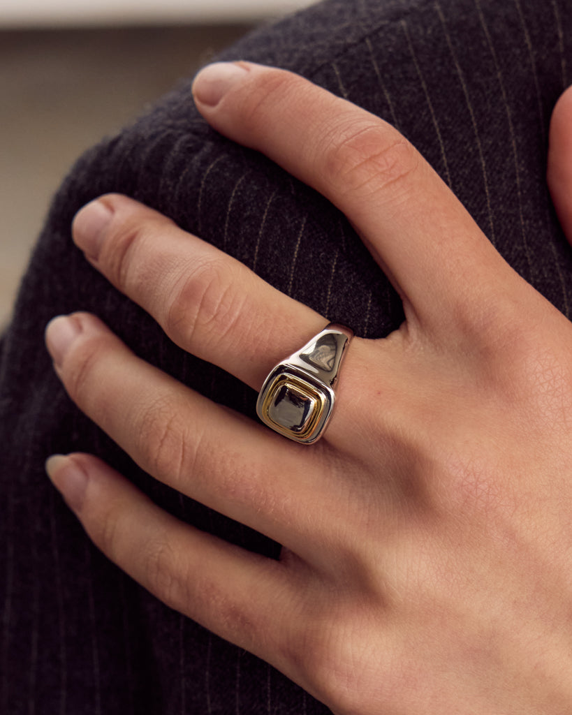 Luv Aj - Dalia Two-Tone Ring -