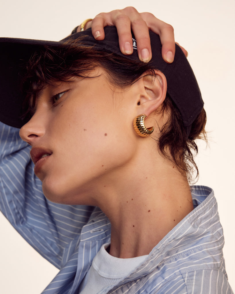 Luv Aj - Remy Ridged Hoops -