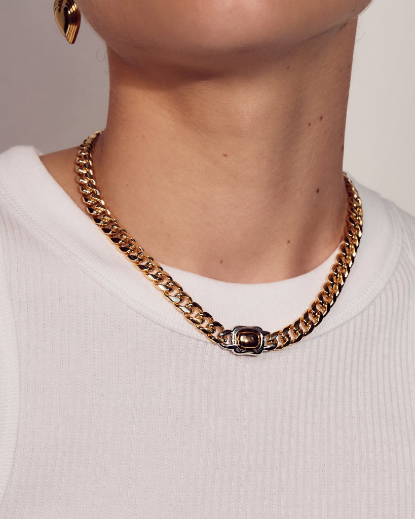 Luv Aj - Kate Bezel Stud Necklace -