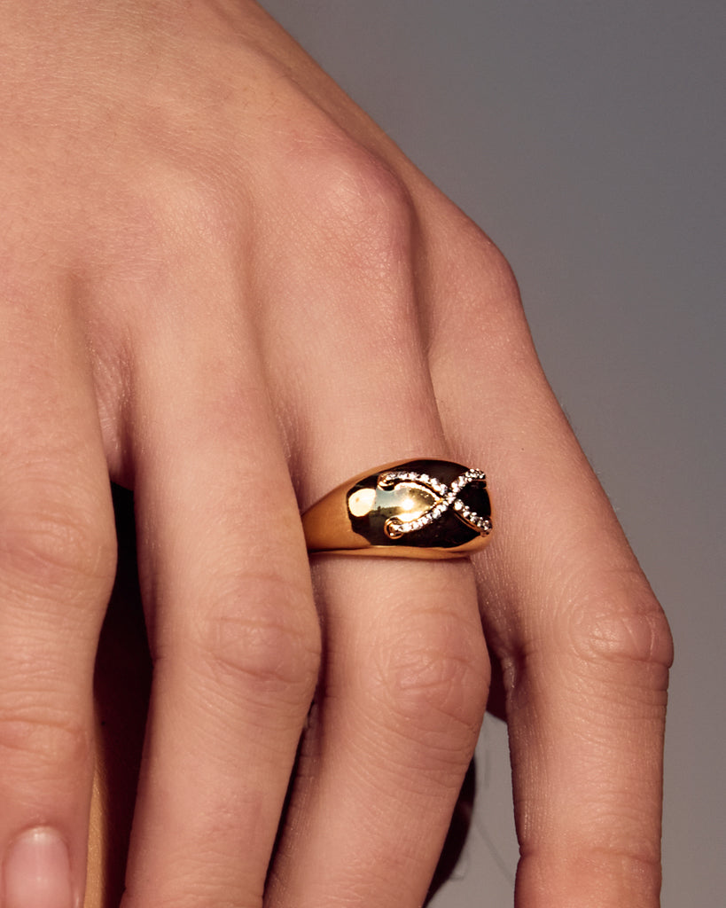 Luv Aj - Mariner Cross Ring -