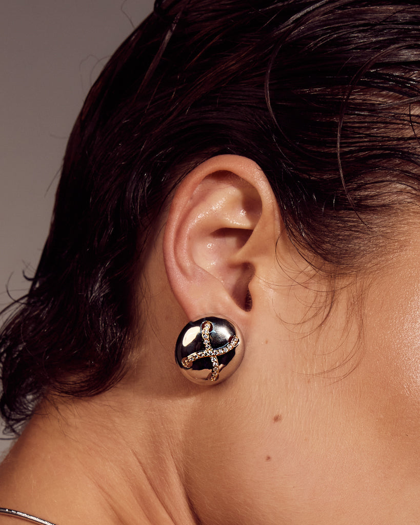 Luv Aj - Mariner Cross Studs -