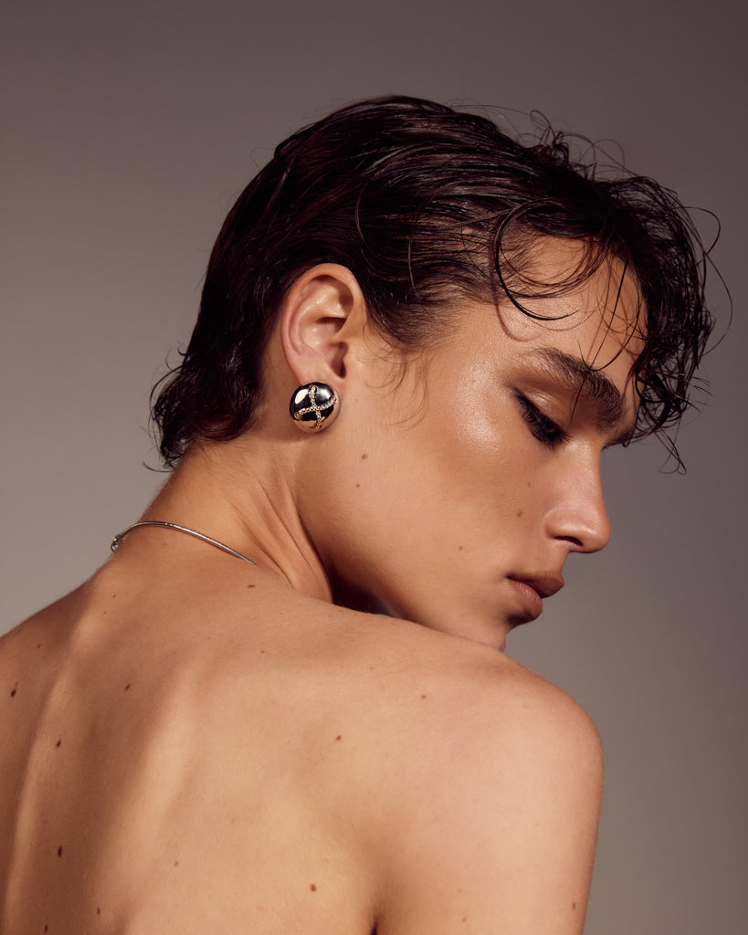 Luv Aj - Mariner Cross Studs -