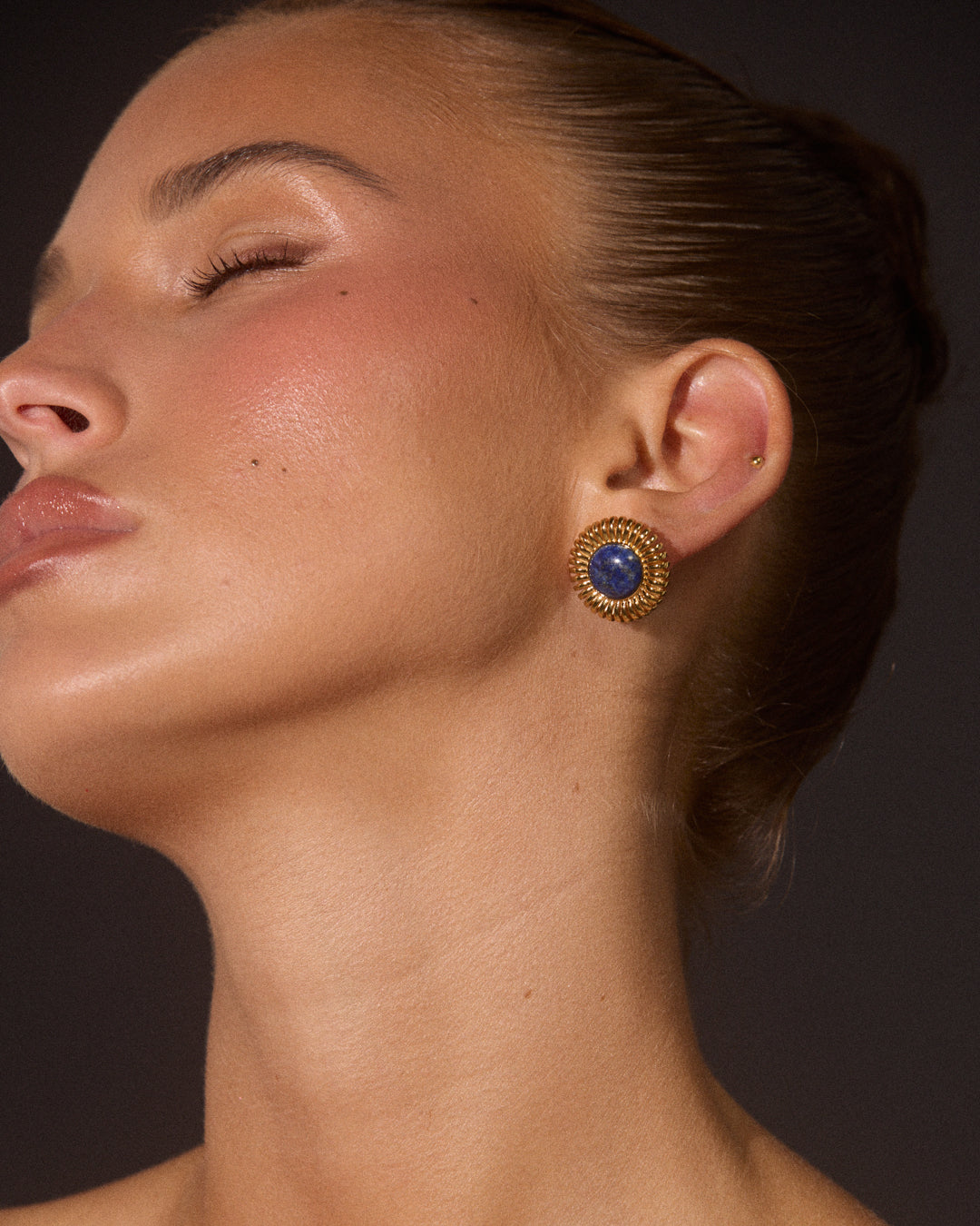 Luv Aj - The Lapis Spirale Studs -