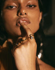 Luv Aj - Sunset Stone Signet Ring -