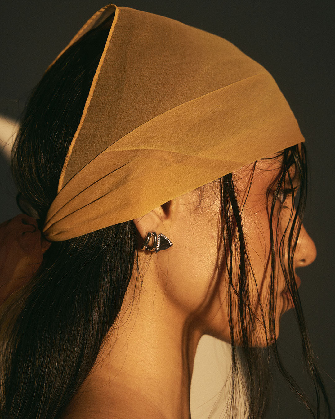 Luv Aj - The Pave Shield Studs -