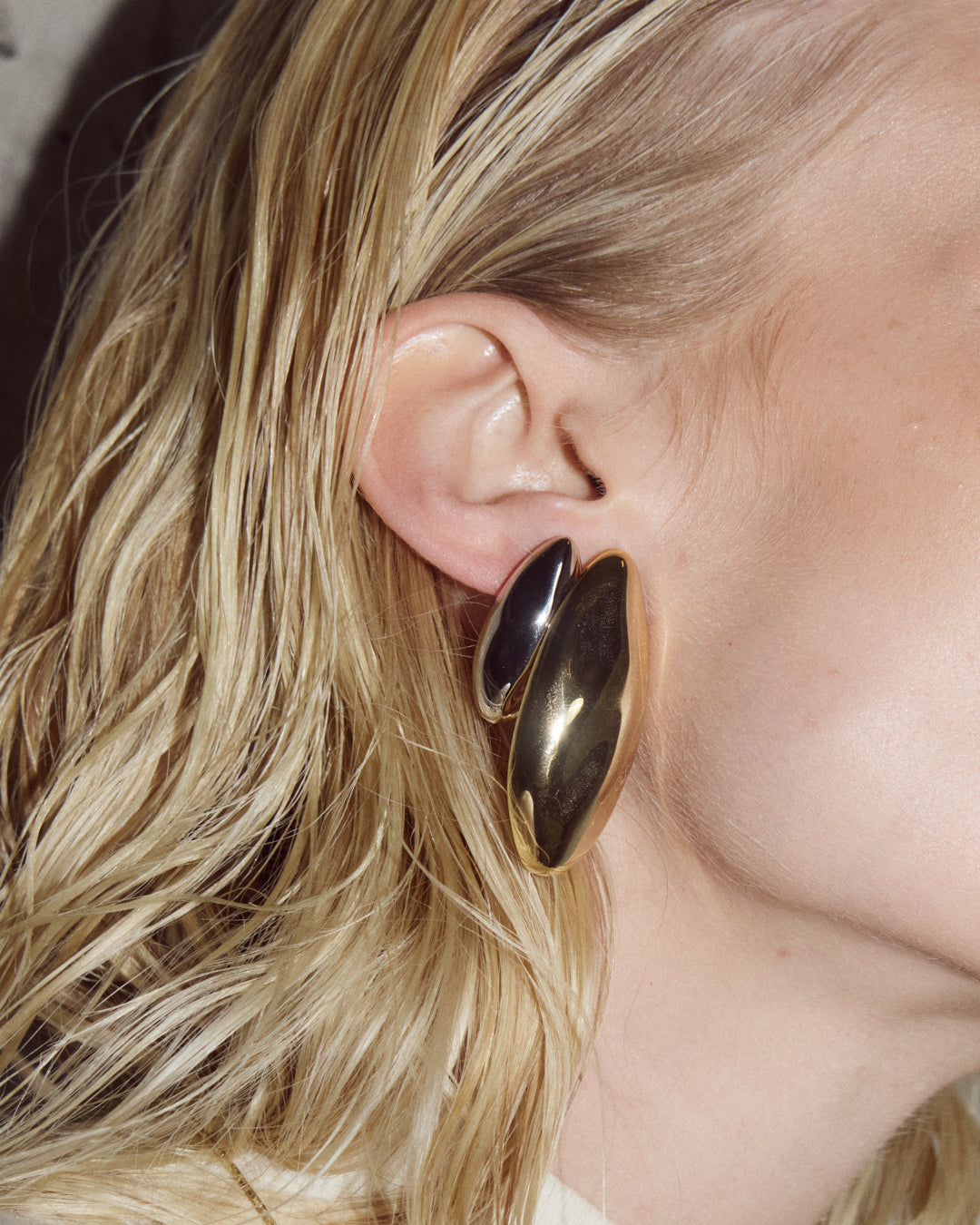 Luv Aj - The XL Chrome Orb Studs -