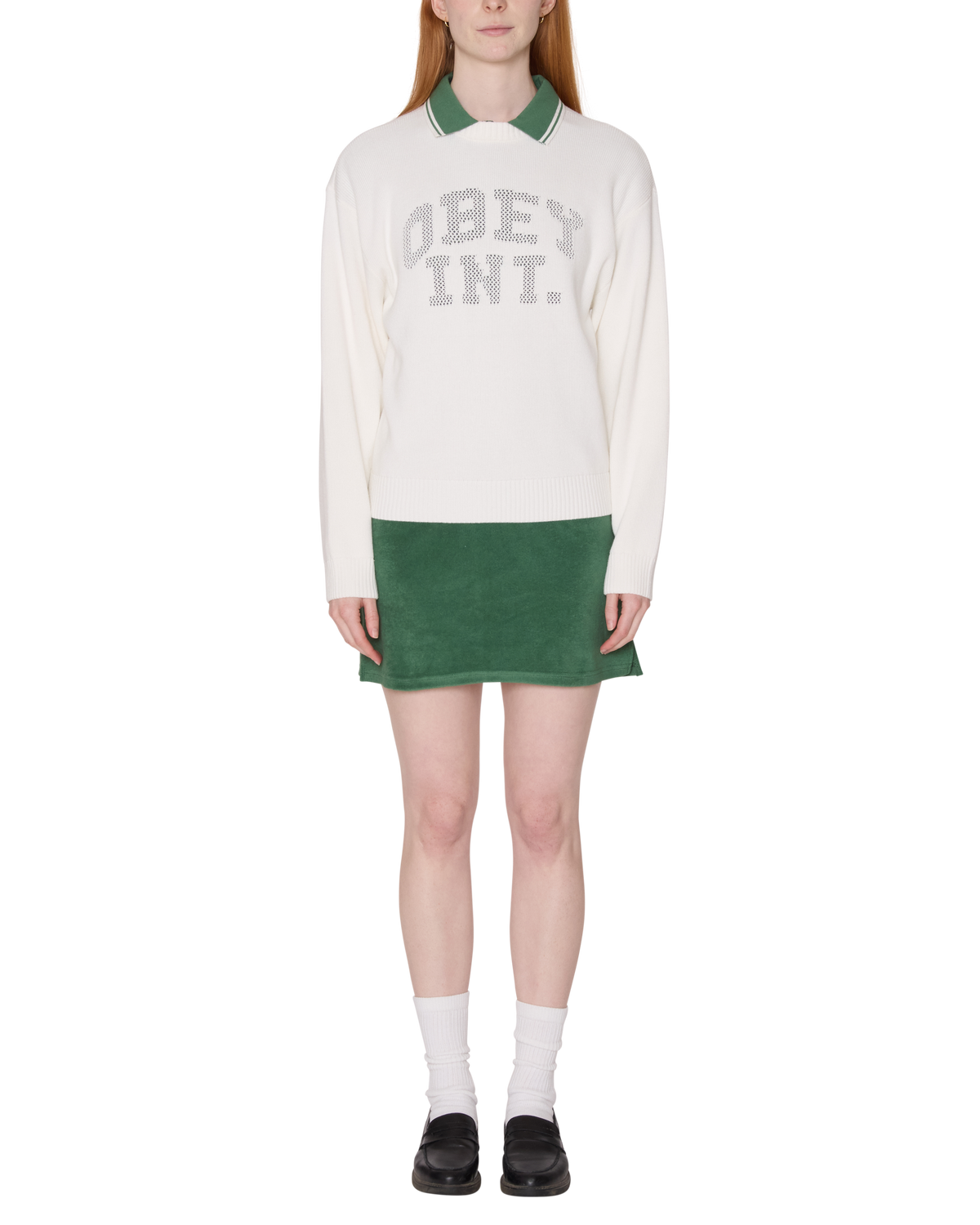 Obey - League Crew Sweater - Birch -