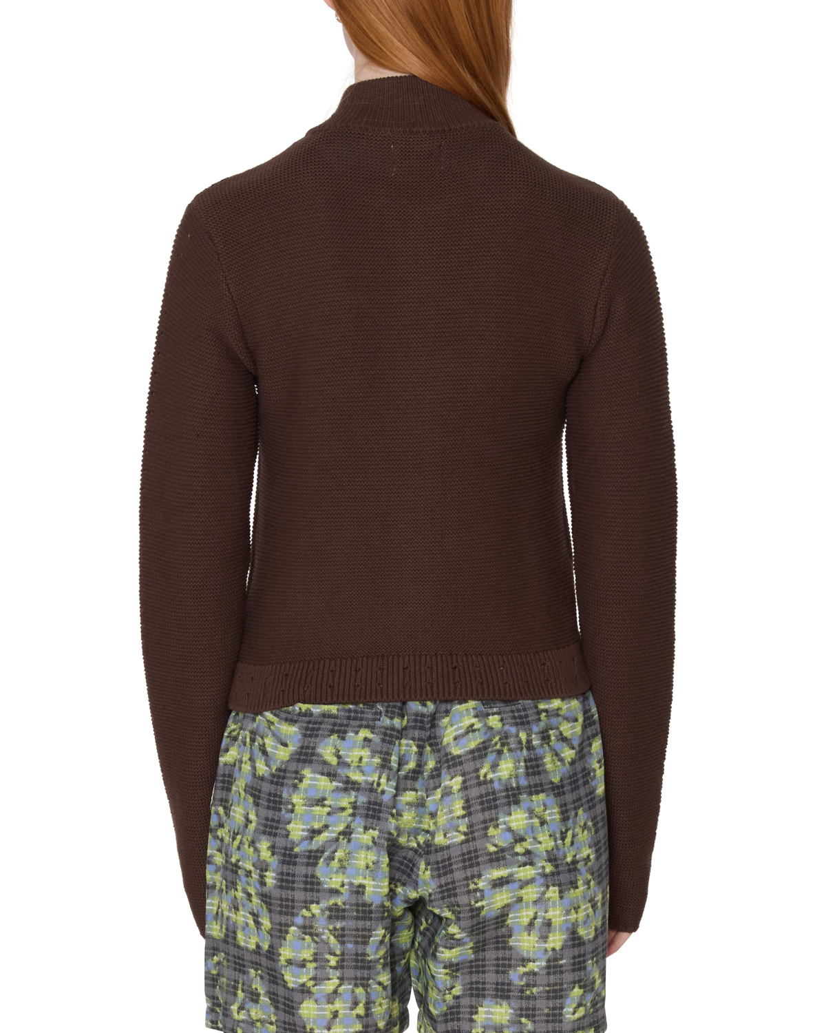 Obey - Meredith Mock Zip Sweater - Chocolate -