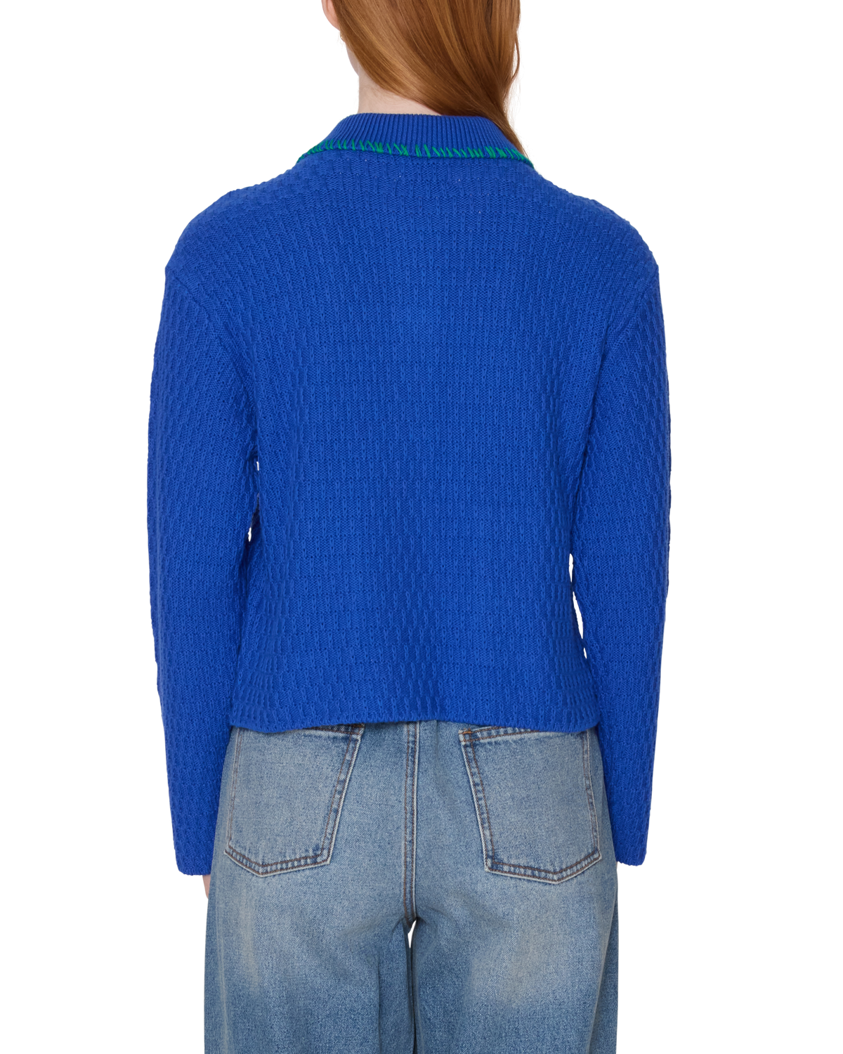 Obey - Amelie Button Down Sweater - Blue -