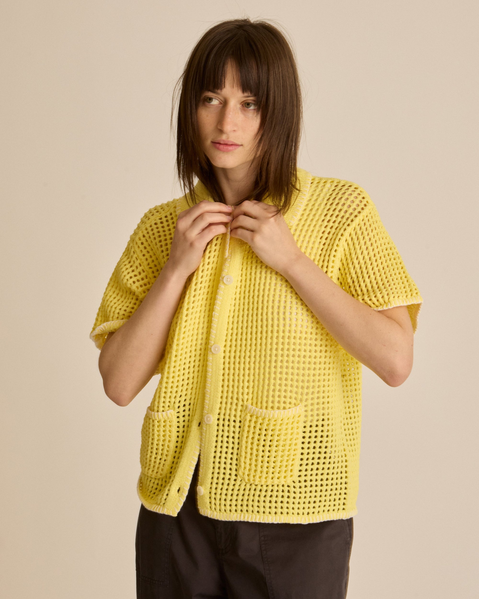 Obey - Pilar Crochet Short Sleeve -