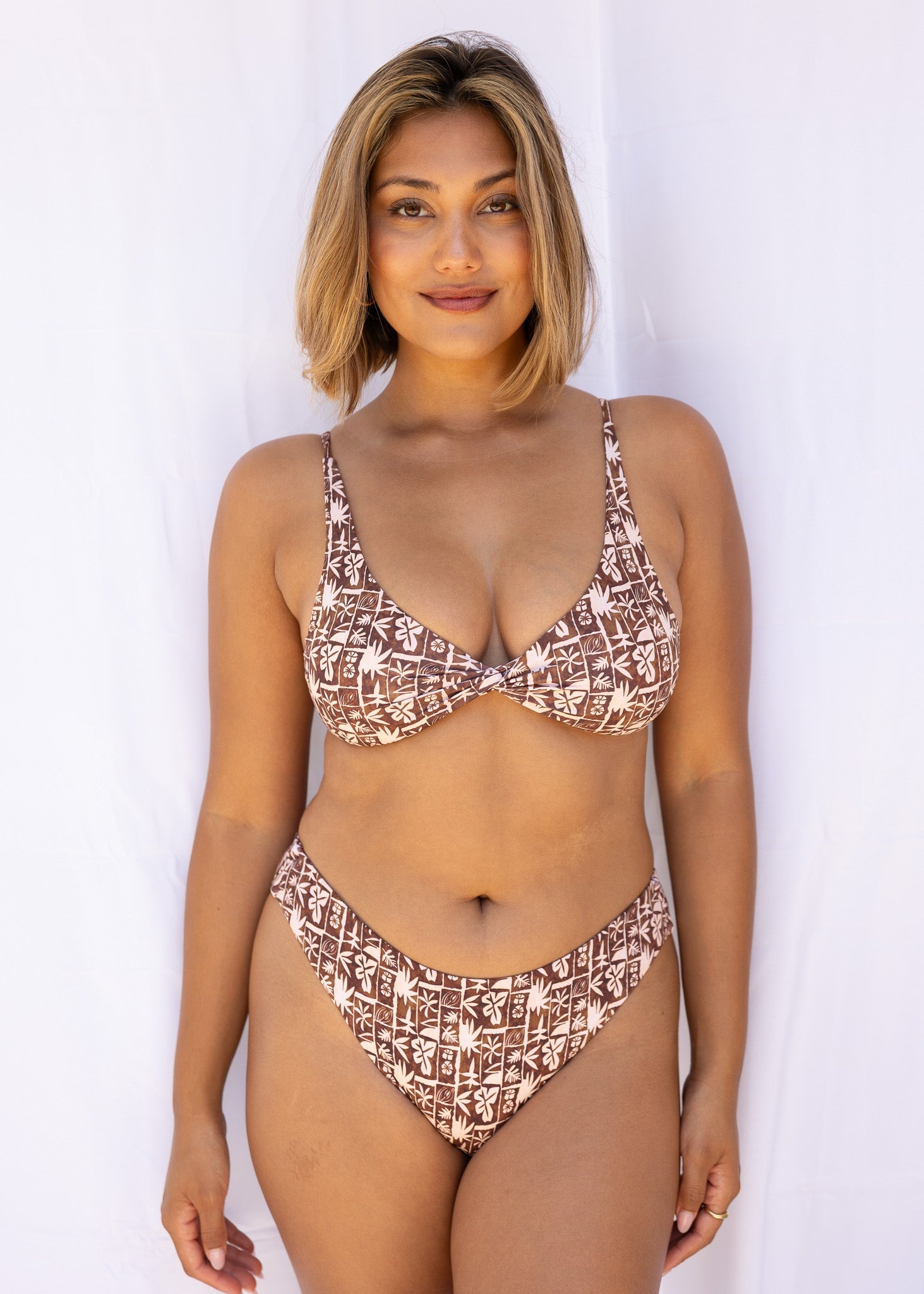 Serei Swim - MALY bottoms - Brown Tropic -