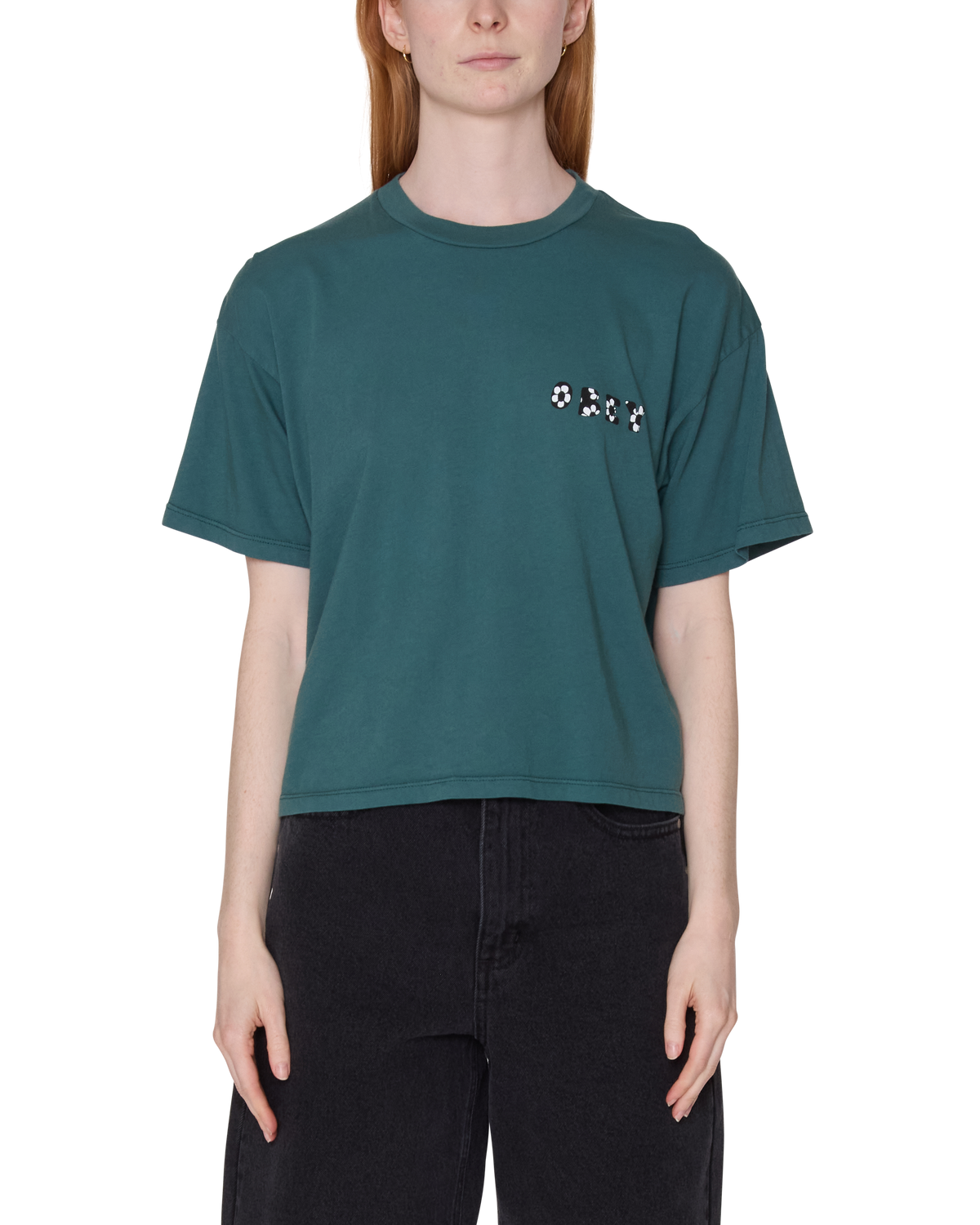 Obey - Obey Forget Me Not T-Shirt - Jasper Green -