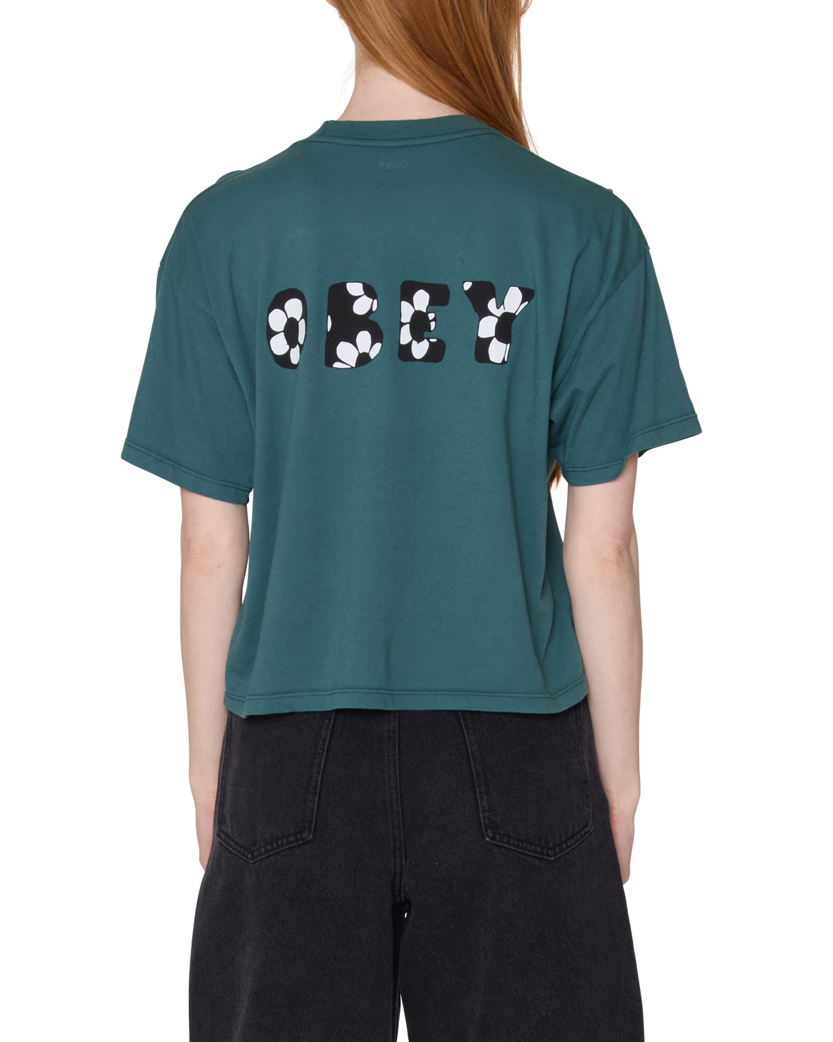 Obey - Obey Forget Me Not T-Shirt - Jasper Green -