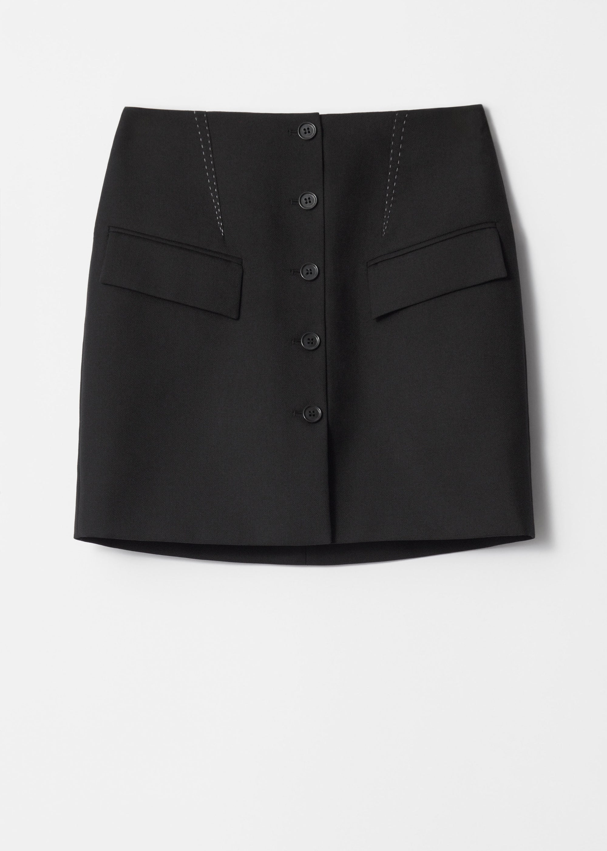 & Other Stories - Siri Mini Skirt - Black -