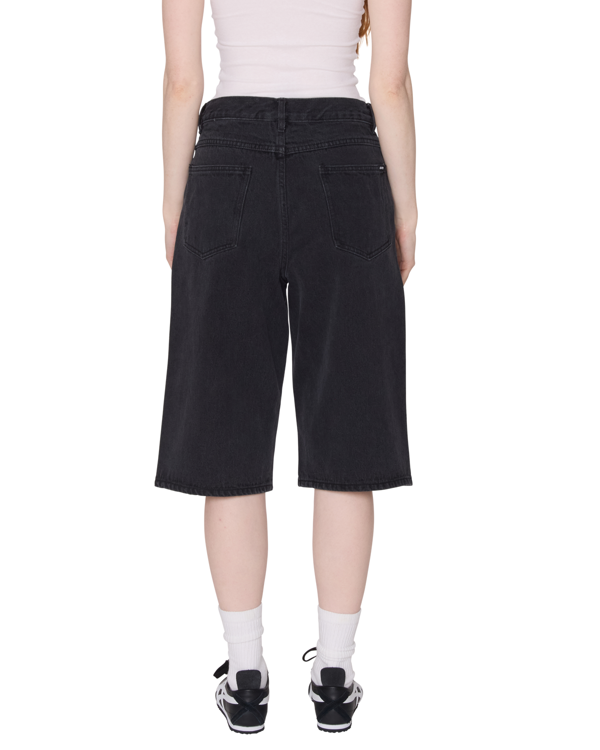 Obey - Karina Long Denim Short - Washed Black -