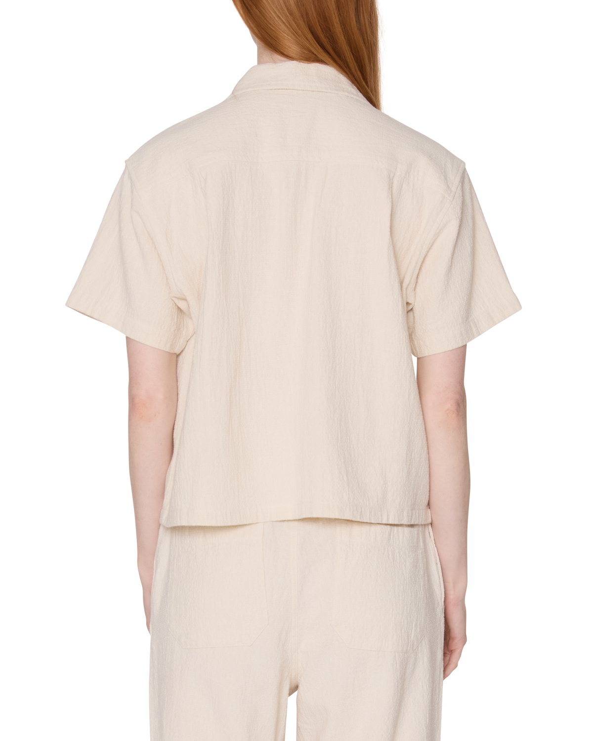 Obey - Roses Embellished Short Sleeve Shirt - Natural -
