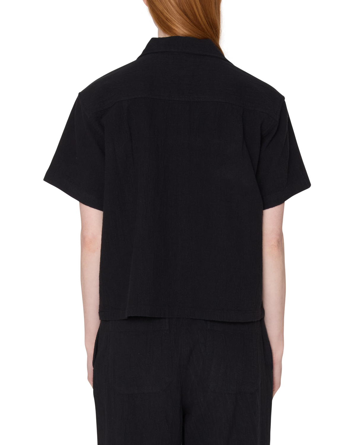 Obey - Roses Embellished Short Sleeve Shirt - Off Black -