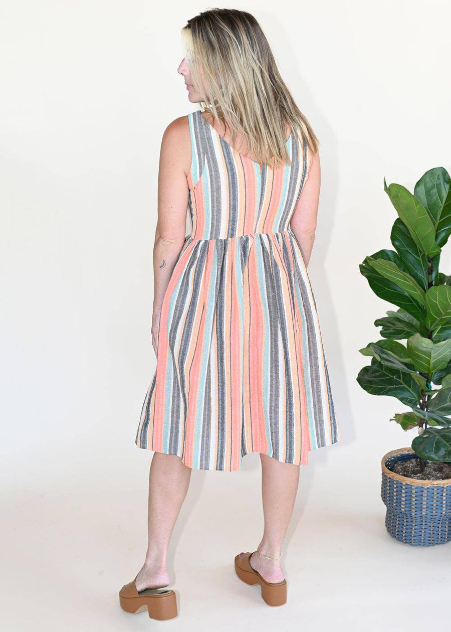 Ivy Dress - Monaco Stripe - offe market
