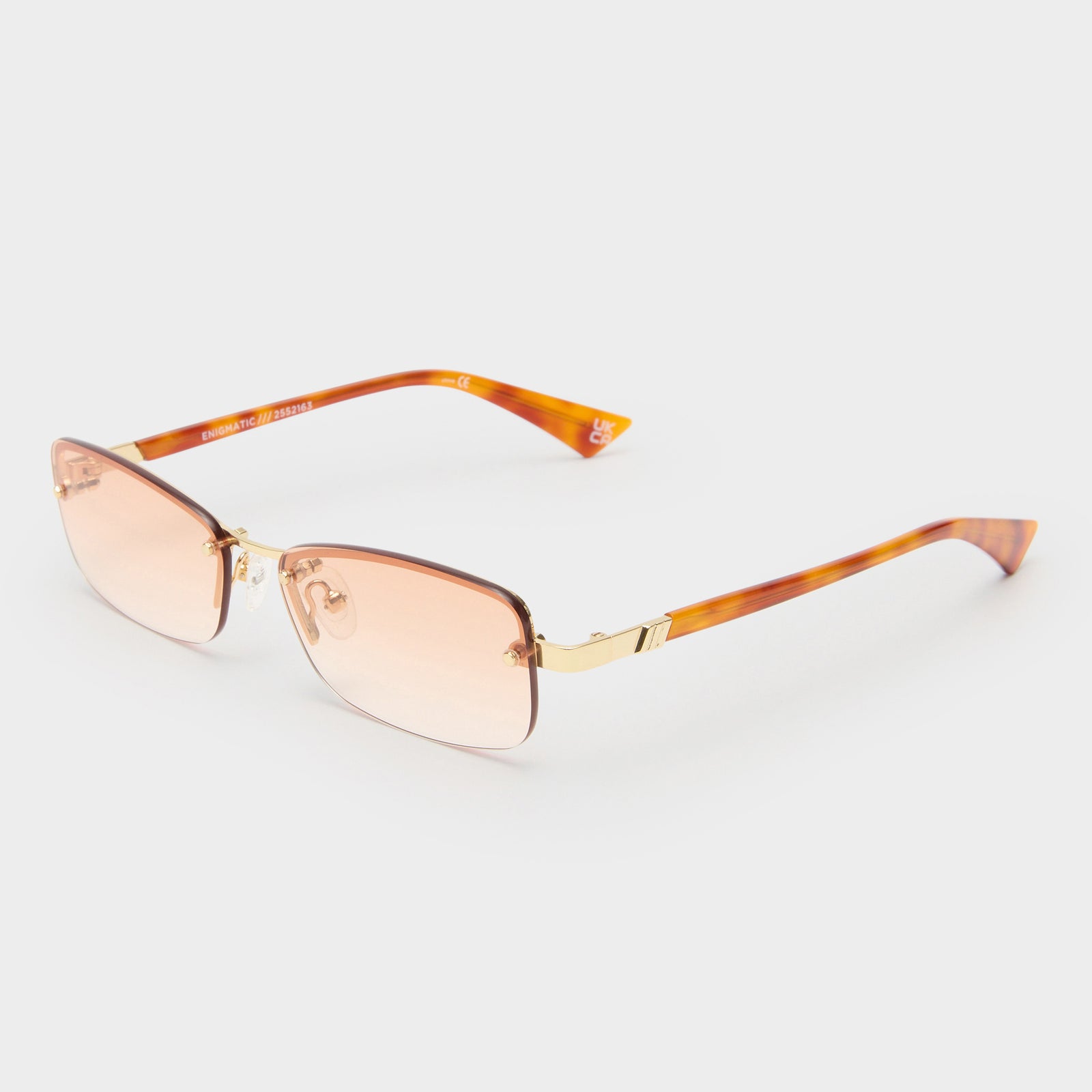 Le Specs - Enigmatic Sunglasses - Gold / Vintage Tort -