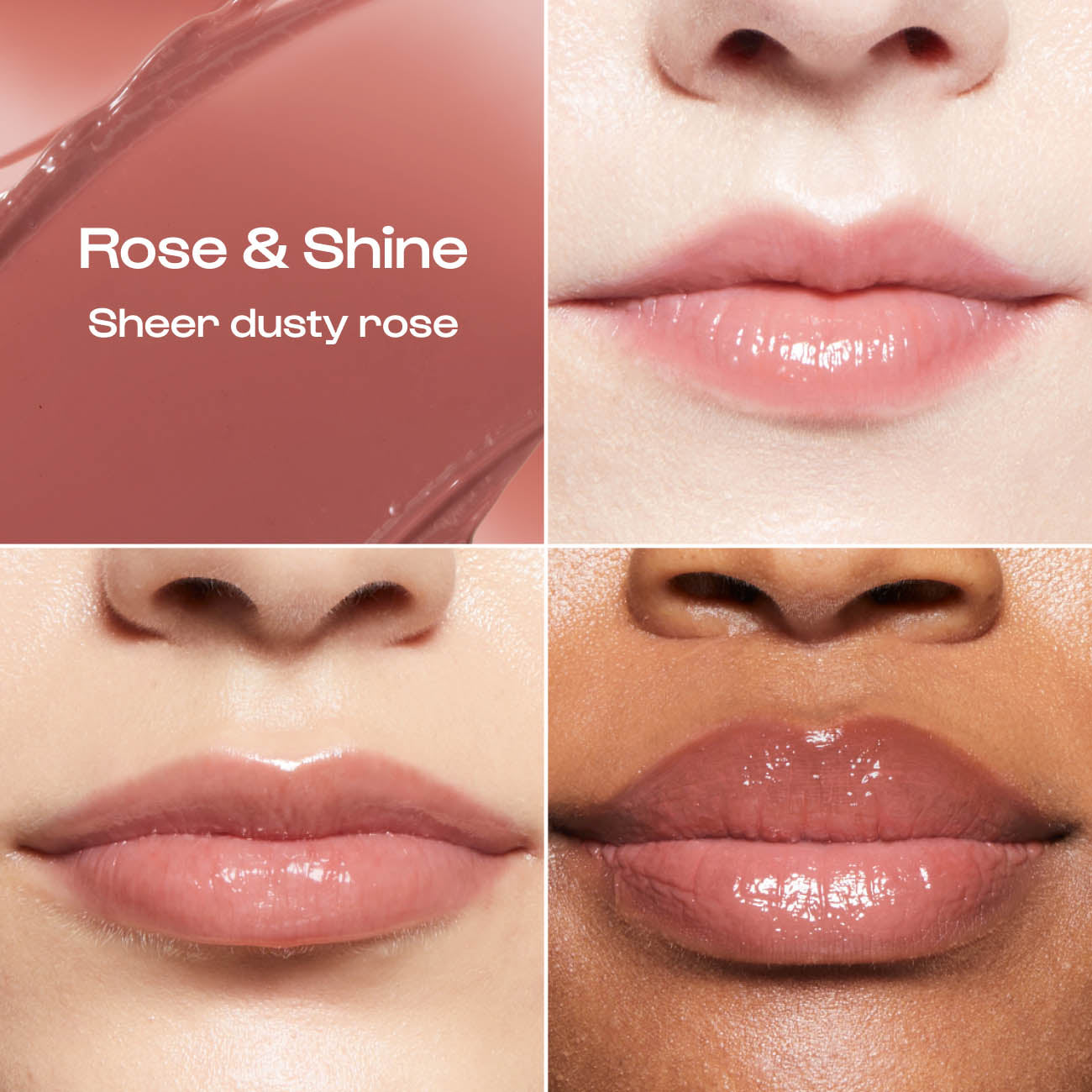 Alleyoop - Lip Goals Triple Peptide Gloss - Rose & Shine -