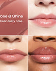 Alleyoop - Lip Goals Triple Peptide Gloss - Rose & Shine -