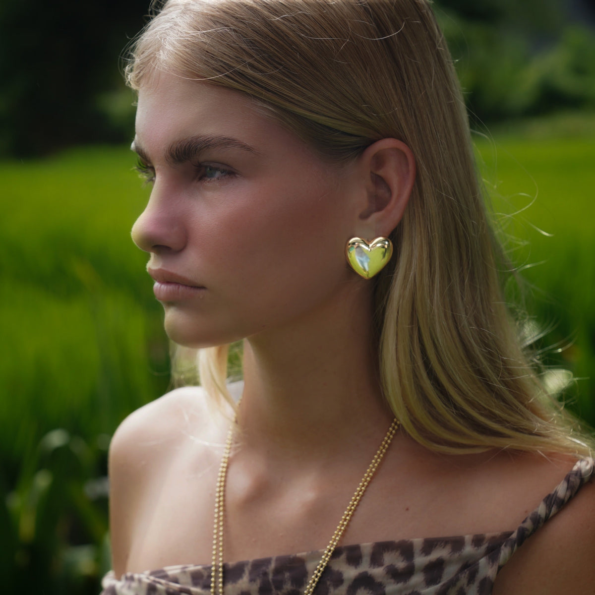 Celeste Starre - Forever Cupid Earrings - Gold -